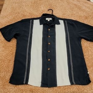 Island Shores Washable Silk button down shirt